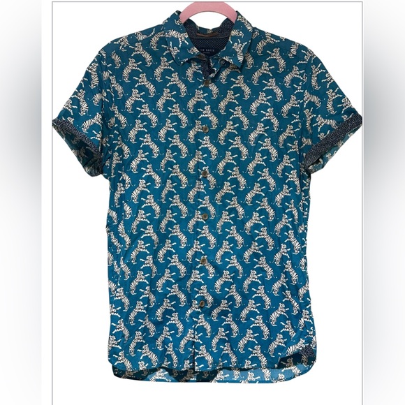 Ted Baker Other - Ted Baker Men’s Button Down Shirt tiger print 3 M